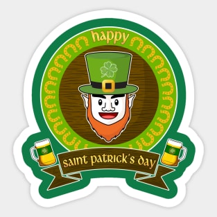 St. Patrick's day Leprechaun Sticker